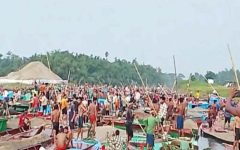 হাজীপুরে বালু সন্ত্রাসের আড়ালে ধ্বংসের মহোৎসব