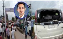 গোলাপগঞ্জে সারজিসদের গাড়িতে হামলা, ‘ভুয়া ভুয়া’ স্লোগান