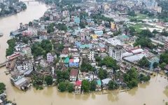 সিলেটে নদ-নদীর পানি বেড়ে স্বল্পমেয়াদি বন্যার আশঙ্কা