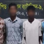 সুনামগঞ্জে অনলাইন জুয়া চক্রের ৪ সদস্য আটক, ৫টি স্মার্টফোন জব্দ
