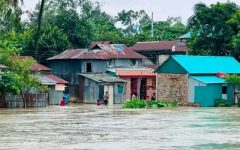 বাঁধ ভাঙার ক্ষত এখনো তাজা, হবিগঞ্জে ঘরে ফিরেই নতুন সংকটে মানুষ