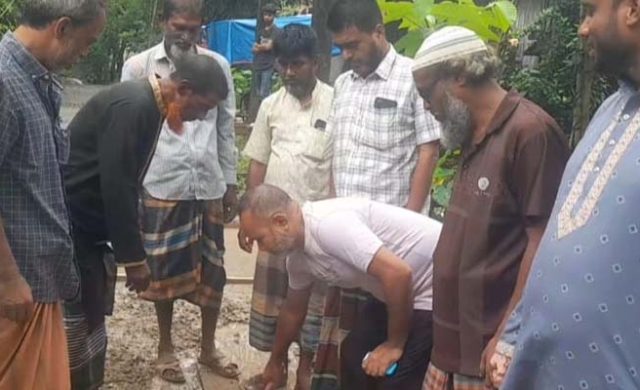 জগন্নাথপুরে এমপির বিশেষ বরাদ্দে সড়ক সংস্কার ও পাকাকরণ কাজের উদ্বোধন