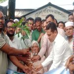 শাল্লায় শিক্ষা প্রতিষ্ঠান ও কৃষকদের মাঝে চারাগাছ বিতরণ করলেন এমপি নাছির