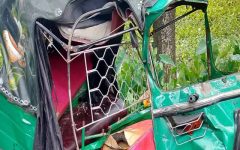 ছাতকে লেগুনা-সিএনজির মুখোমুখি সংঘর্ষ, আহত ৫