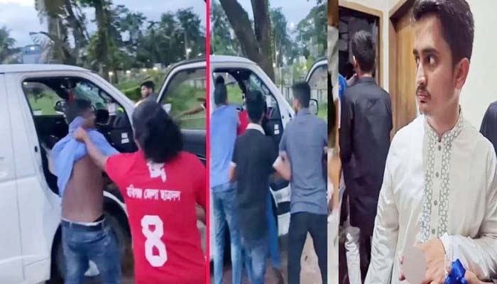 হবিগঞ্জে নাসীরুদ্দীন পাটওয়ারী ও সারজিস আলমের গাড়িবহরে হামলা