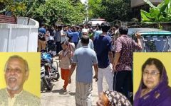 সিলেটে হত্যাকাণ্ড: ঘরের দরজা ছিল বন্ধ, নিচ দিয়ে গড়িয়ে বেরুচ্ছিল রক্ত