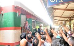 শ্রীমঙ্গল ও ভানুগাছ রেলস্টেশন পরিদর্শনে মন্ত্রী আরিফুল হক