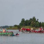 শাহ আবদুল করিমের গানে মুখর শাল্লার হাওর, অনুষ্ঠিত হলো নৌকাবাইচ