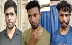ওসমানীনগরে অস্ত্র নিয়ে ঘোরাঘুরি, জনতার হাতে আটক ৩ যুবক