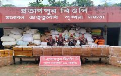 সিলেট সীমান্তে ভারতীয় পণ্য জব্দ