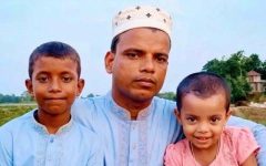 শান্তিগঞ্জে জোড়া শিশু হত্যার ঘটনায় মায়ের মামলায় পাষণ্ড বাবা গ্রেফতার