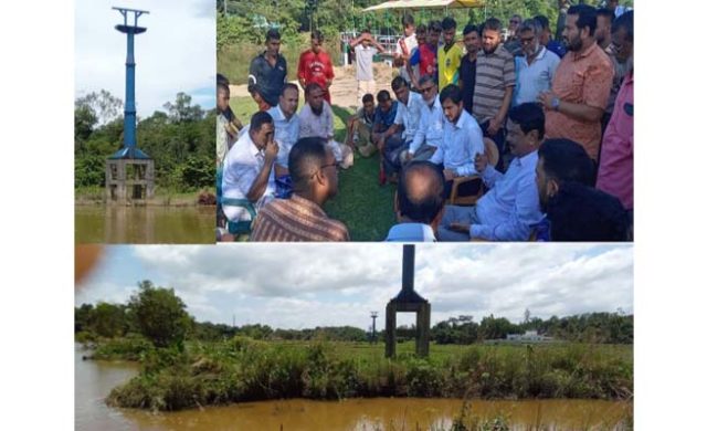 মরা চেলা নদীতে অবৈধ বালু উত্তোলন, ঝুঁকিতে ছাতক সিমেন্টের রোপওয়ে