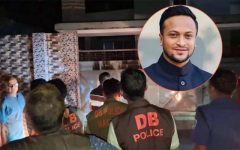 মাগুরায় সাকিব আল হাসানের বাড়িতে আগুন, বিস্ফোরণ