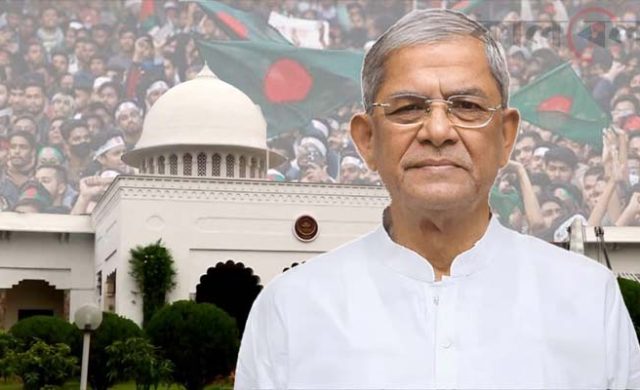 পৌর চেয়ারম্যান থেকে বঙ্গভবনের পথে মির্জা ফখরুল