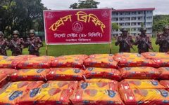৩ মাসে সিলেটের সীমান্তে ৫৭ কোটি টাকার ভারতীয় পণ্য জব্দ