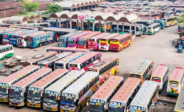 বাসভাড়া বাড়ানোর দাবি পরিবহনমালিকদের