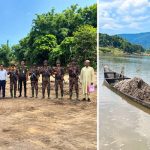 জৈন্তাপুরে টাস্কফোর্সের অভিযান: ১২ বারকি নৌকা ধ্বংস, ৫০ হাজার টাকা জরিমানা