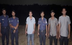জৈন্তাপুরে গভীর রাতে সারী-২ নদীতে অভিযান, বোম মেশিন জব্দ