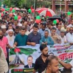 বড়লেখায় বিএনপির ৪৮তম প্রতিষ্ঠাবার্ষিকীতে বর্ণাঢ্য র‌্যালি