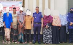 নারী ও বৃদ্ধ দম্পতিকে প্রাণনাশের হুমকি, চুনারুঘাটে গ্রেপ্তার ৩