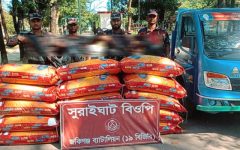 সিলেট সীমান্তে ৩৪ লাখ ৮০ হাজার টাকার চোরাই পণ্য জব্দ