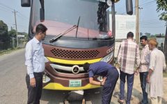 সুনামগঞ্জে শব্দদূষণবিরোধী অভিযান, ১৪ হাইড্রোলিক হর্ন জব্দ