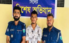 বিয়ানীবাজারে ৩৪০০ পিস ইয়াবাসহ যুবক আটক