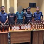 চটের বস্তায় লুকানো ৮০ বোতল বিদেশি মদ, মৌলভীবাজারে গ্রেপ্তার ২