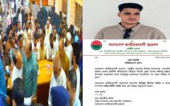 তামাবিলে প্রবাসীকল্যাণ মন্ত্রীর অনুষ্ঠানে হট্টগোল, ছাত্রদল নেতা বহিষ্কার