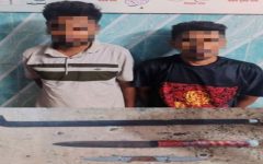সিলেটে অবৈধ অস্ত্র ও ইয়াবাসহ ২ মাদক ব্যবসায়ী আটক