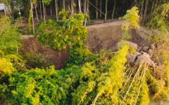 কুশিয়ারার ভাঙনে আতঙ্ক: ‘কখন জানি ঘর নদীত যায়গি’