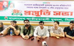যুবদলের ৪৮তম প্রতিষ্ঠাবার্ষিকী সফল করতে সিলেট জেলা যুবদলের প্রস্তুতি সভা